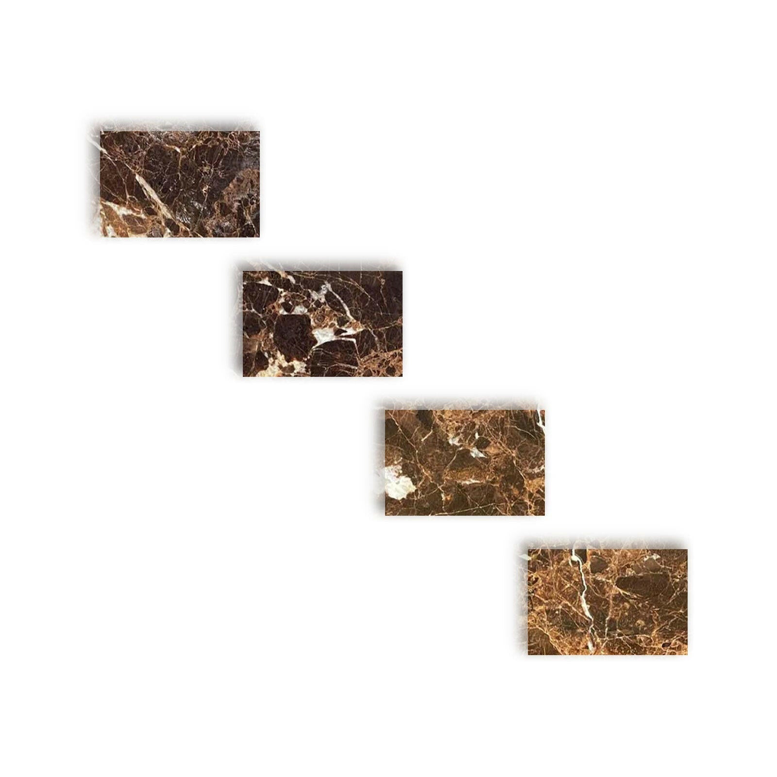 Special Cut | 4x6 Emperador Dark Marble Polished Tile Special Cut | 4x6 Emperador Dark Marble Polished Tile - American Tile Depot