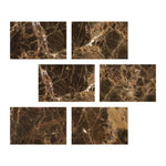 Special Cut | 4x6 Emperador Dark Marble Polished Tile Special Cut | 4x6 Emperador Dark Marble Polished Tile - American Tile Depot