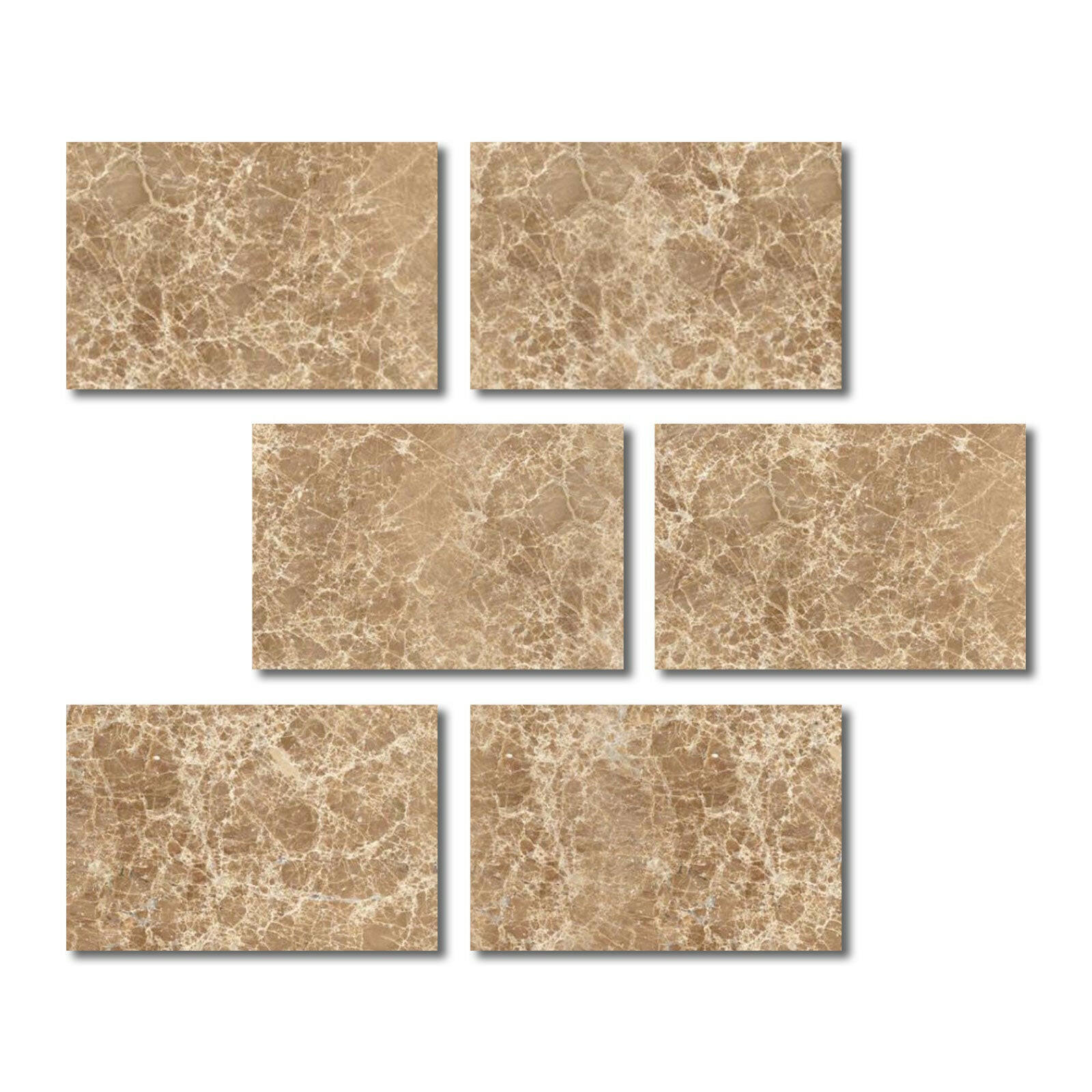 Special Cut | 4x6 Emperador Light Marble Polished Tile Special Cut | 4x6 Emperador Light Marble Polished Tile - American Tile Depot