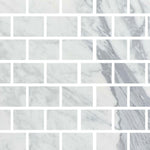 Special Cut | 4x6 Italian Statuary White Marble Honed Tile Special Cut | 4x6 Italian Statuary White Marble Honed Tile - American Tile Depot