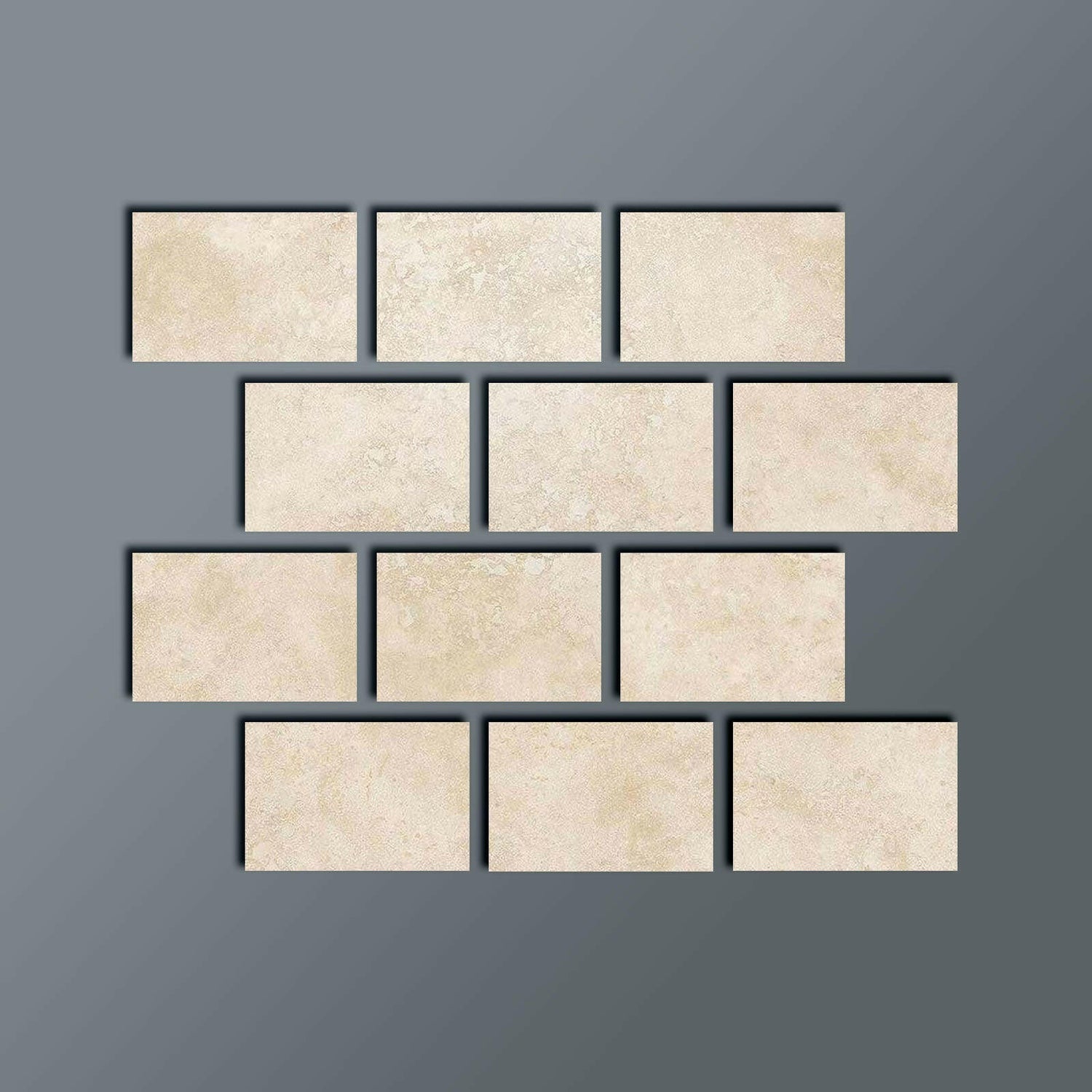 Special Cut | 4x6 Ivory Travertine Filled & Honed Tile Special Cut | 4x6 Ivory Travertine Filled & Honed Tile - American Tile Depot