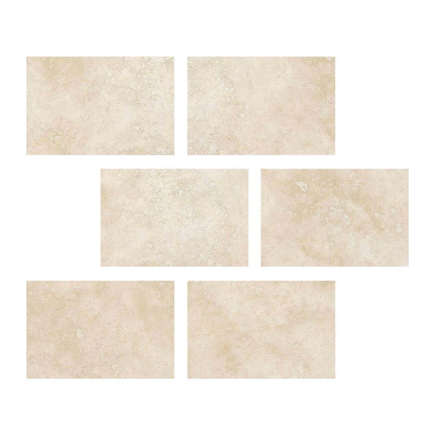 Special Cut | 4x6 Ivory Travertine Filled & Honed Tile Special Cut | 4x6 Ivory Travertine Filled & Honed Tile - American Tile Depot