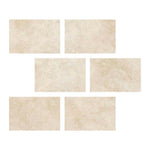 Special Cut | 4x6 Ivory Travertine Filled & Polished Tile - American Tile Depot