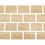 Special Cut | 4x6 Ivory Travertine Vein Cut Filled & Honed Tile Special Cut | 4x6 Ivory Travertine Vein Cut Filled & Honed Tile - American Tile Depot
