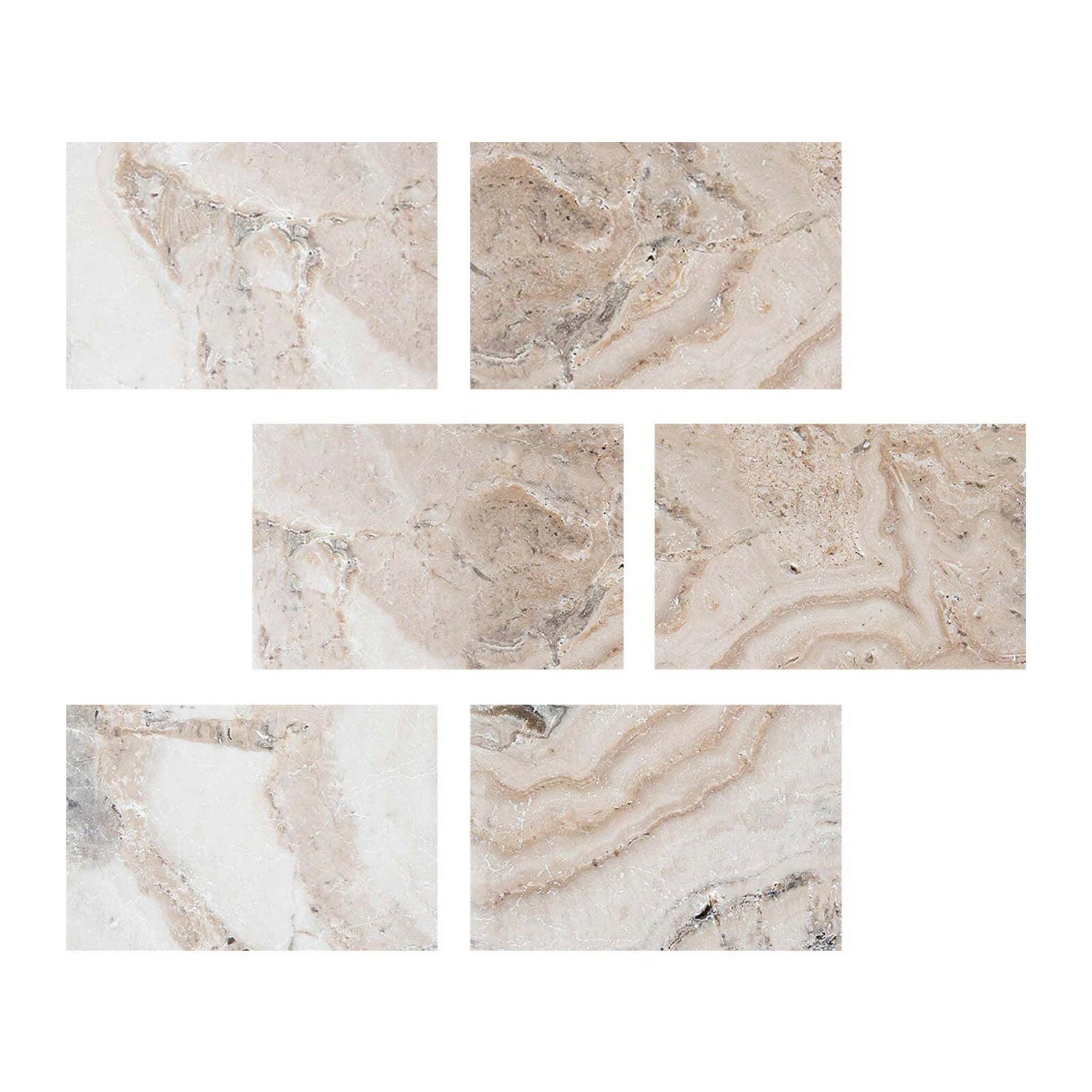 Special Cut | 4x6 Malibu Travertine Filled & Honed Tile Special Cut | 4x6 Malibu Travertine Filled & Honed Tile - American Tile Depot