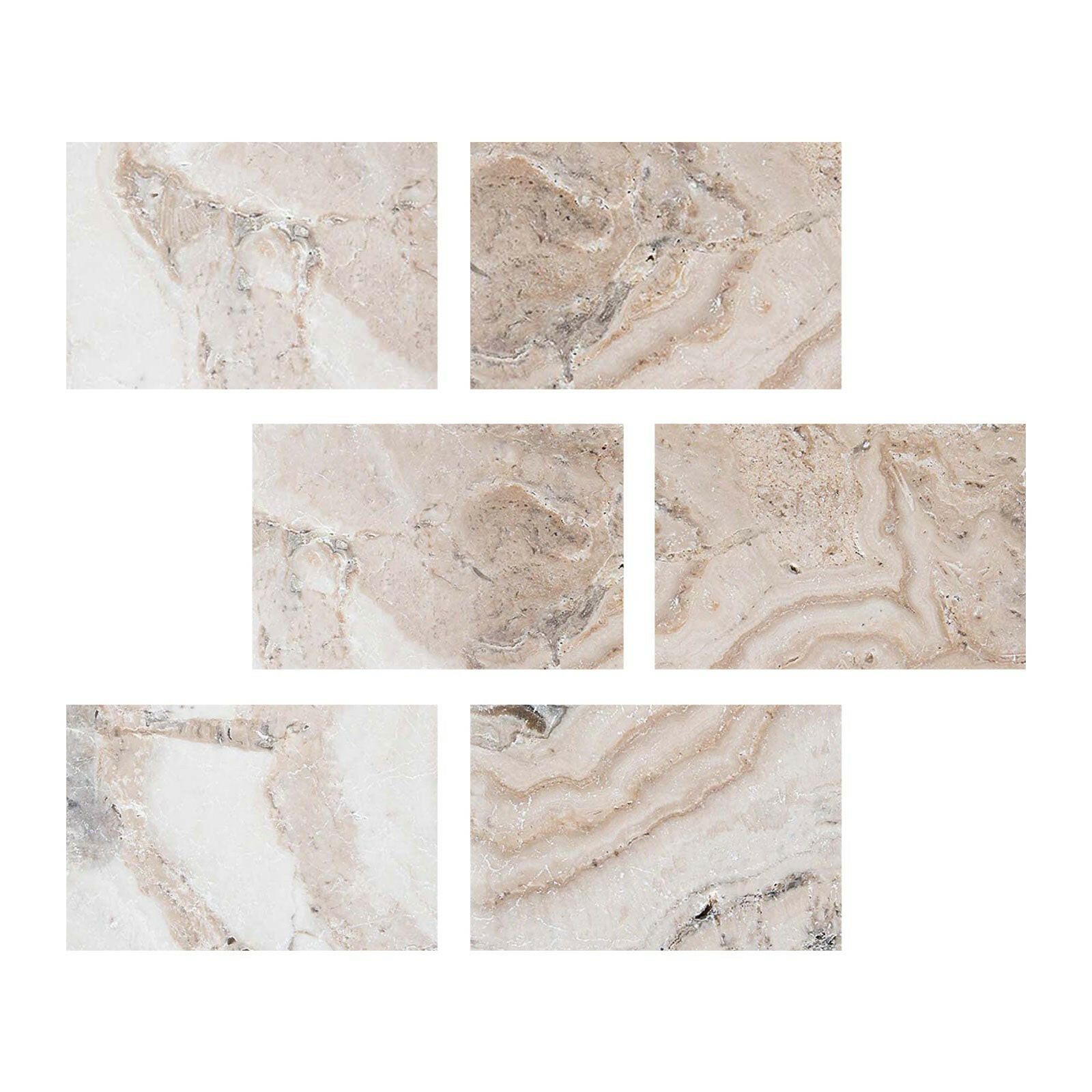 Special Cut | 4x6 Malibu Travertine Filled & Honed Tile Special Cut | 4x6 Malibu Travertine Filled & Honed Tile - American Tile Depot