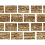 Special Cut | 4x6 Noce Exotic Travertine (Vein-Cut) Filled & Polished Tile Special Cut | 4x6 Noce Exotic Travertine (Vein-Cut) Filled & Polished Tile - American Tile Depot
