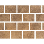 Special Cut | 4x6 Noce Travertine Filled & Honed Tile Special Cut | 4x6 Noce Travertine Filled & Honed Tile - American Tile Depot