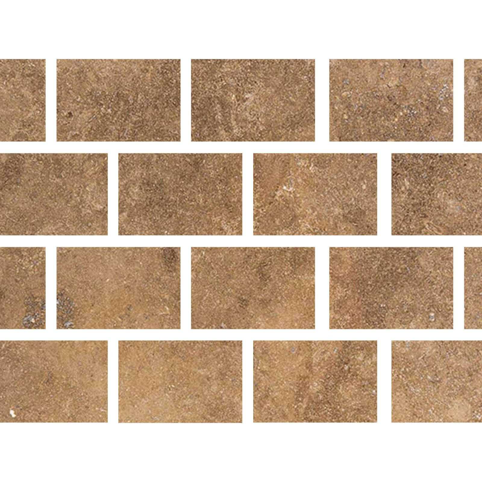Special Cut | 4x6 Noce Travertine Filled & Honed Tile Special Cut | 4x6 Noce Travertine Filled & Honed Tile - American Tile Depot
