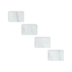 Special Cut | 4x6 Oriental White / Asian Statuary Marble Honed Tile Special Cut | 4x6 Oriental White / Asian Statuary Marble Honed Tile - American Tile Depot