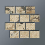 Special Cut | 4x6 Philadelphia Travertine Filled & Honed Tile Special Cut | 4x6 Philadelphia Travertine Filled & Honed Tile - American Tile Depot