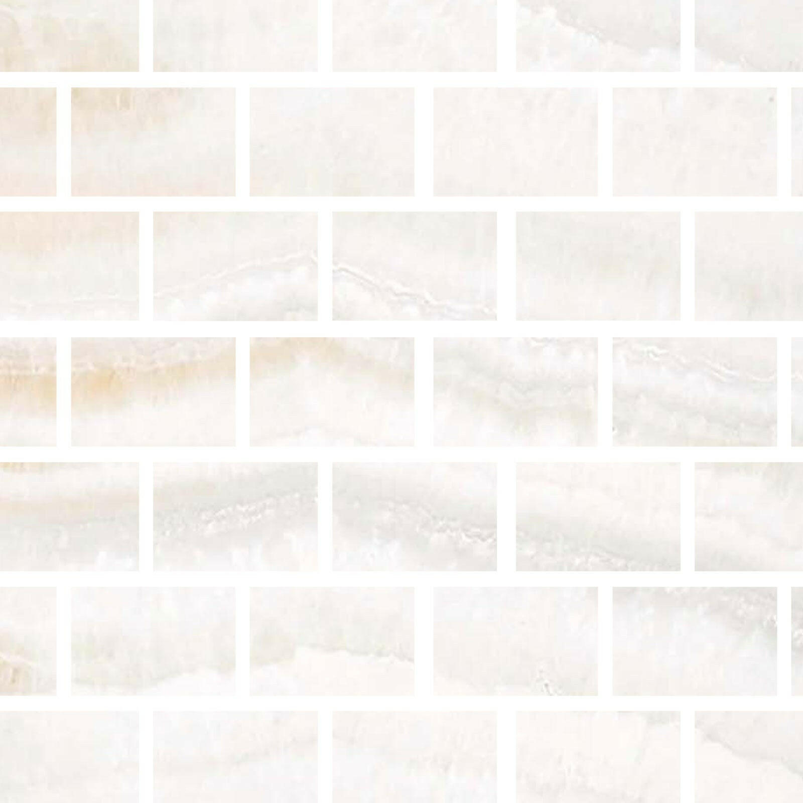 Special Cut | 4x6 Premium White Onyx VEIN-CUT Polished Tile - American Tile Depot