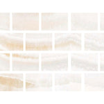 Special Cut | 4x6 Premium White Onyx VEIN-CUT Polished Tile - American Tile Depot
