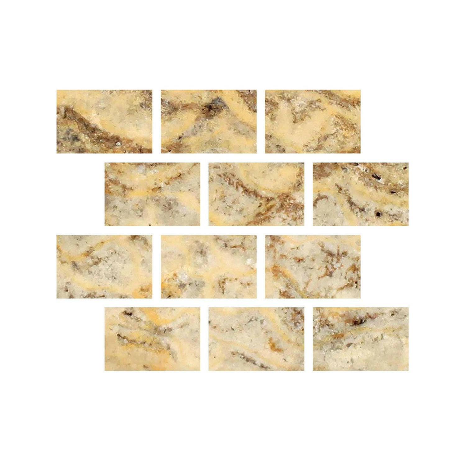 Special Cut | 4x6 Scabos Travertine Filled & Polished Tile Special Cut | 4x6 Scabos Travertine Filled & Polished Tile - American Tile Depot