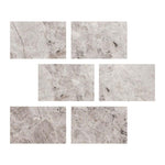 Special Cut | 4x6 Tundra Gray (Atlantic Gray) Marble Honed Tile Special Cut | 4x6 Tundra Gray (Atlantic Gray) Marble Honed Tile - American Tile Depot