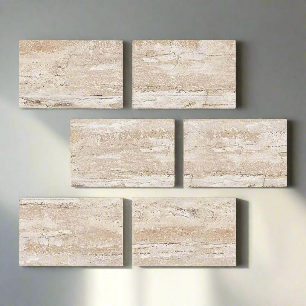 Special Cut | 4x6 Valerenga Travertine Filled & Honed Tile Special Cut | 4x6 Valerenga Travertine Filled & Honed Tile - American Tile Depot