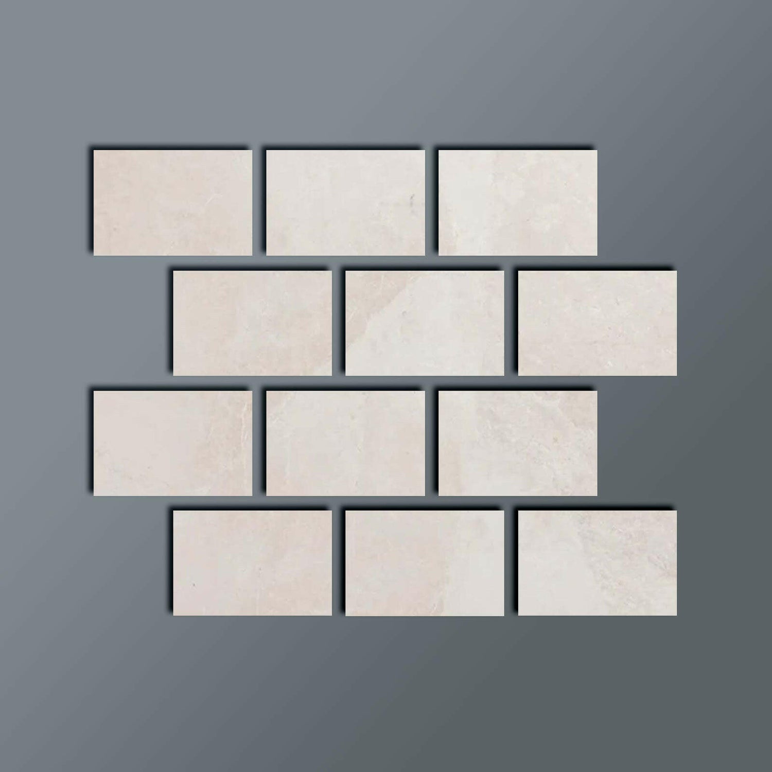 Special Cut | 4x6 White Pearl / Botticino Marble Polished Tile Special Cut | 4x6 White Pearl / Botticino Marble Polished Tile - American Tile Depot
