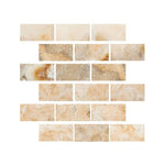 Special Cut | 4x8 Antico Onyx Travertine Filled & Honed Tile Special Cut | 4x8 Antico Onyx Travertine Filled & Honed Tile - American Tile Depot