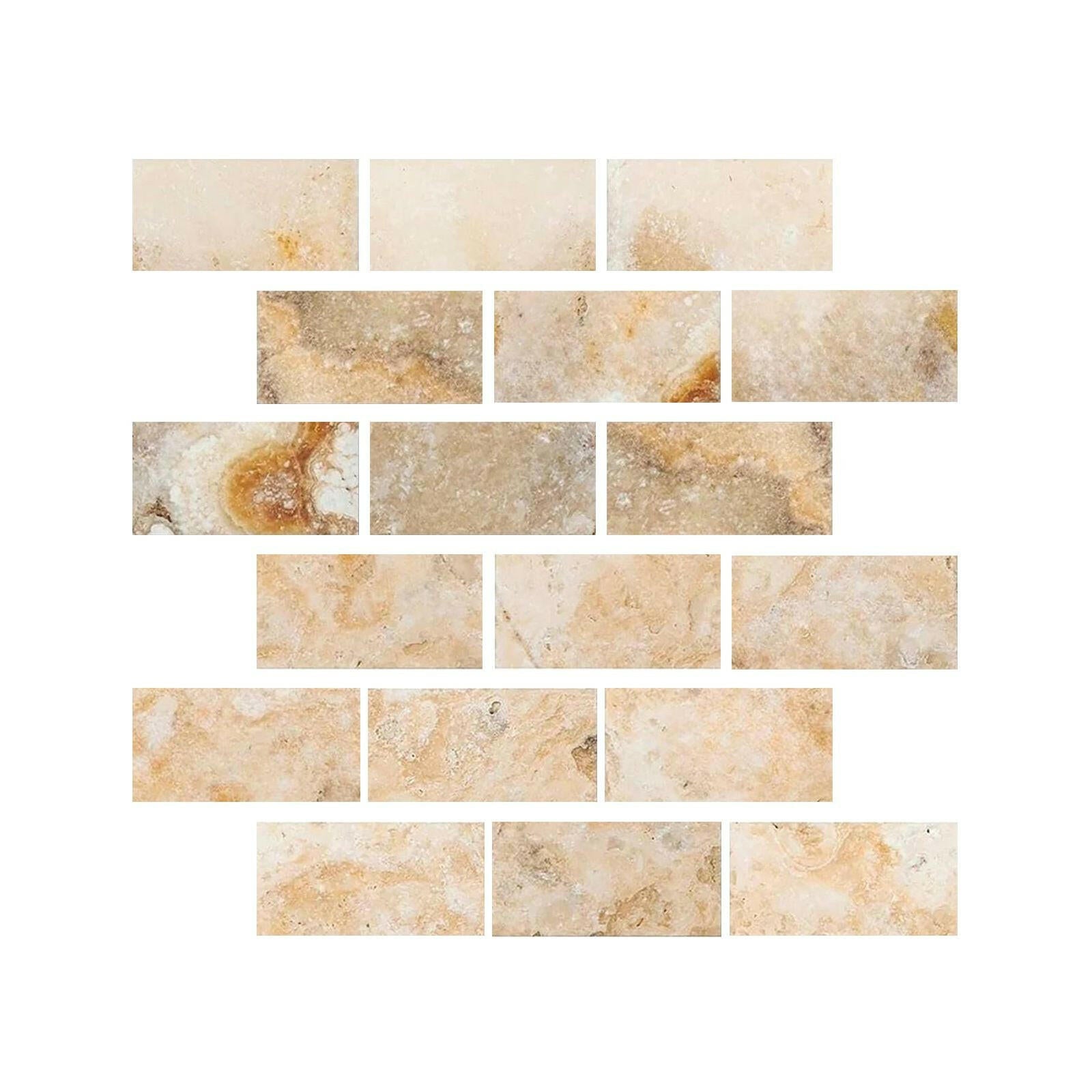 Special Cut | 4x8 Antico Onyx Travertine Filled & Honed Tile Special Cut | 4x8 Antico Onyx Travertine Filled & Honed Tile - American Tile Depot