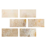 Special Cut | 4x8 Antico Onyx Travertine Filled & Honed Tile Special Cut | 4x8 Antico Onyx Travertine Filled & Honed Tile - American Tile Depot