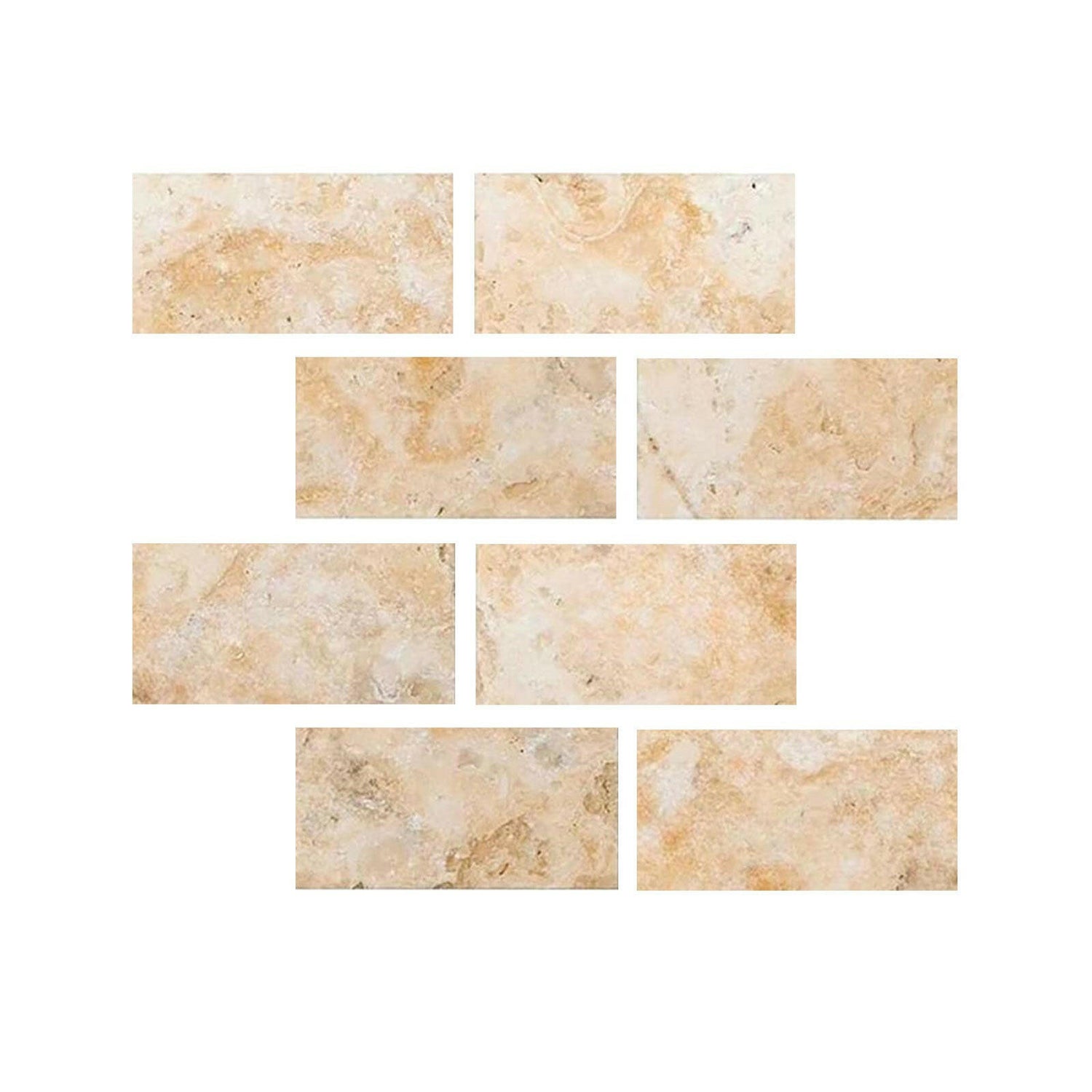 Special Cut | 4x8 Antico Onyx Travertine Filled & Polished Tile Special Cut | 4x8 Antico Onyx Travertine Filled & Polished Tile - American Tile Depot