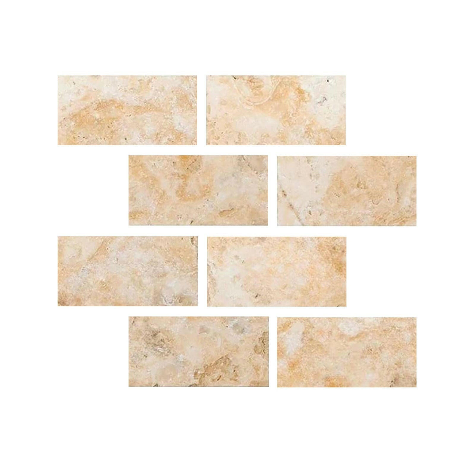 Special Cut | 4x8 Antico Onyx Travertine Filled & Polished Tile Special Cut | 4x8 Antico Onyx Travertine Filled & Polished Tile - American Tile Depot