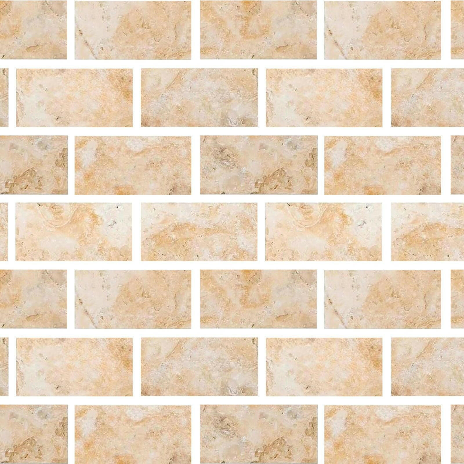 Special Cut | 4x8 Antico Onyx Travertine Filled & Polished Tile Special Cut | 4x8 Antico Onyx Travertine Filled & Polished Tile - American Tile Depot