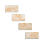 Special Cut | 4x8 Antico Onyx Travertine Filled & Polished Tile Special Cut | 4x8 Antico Onyx Travertine Filled & Polished Tile - American Tile Depot