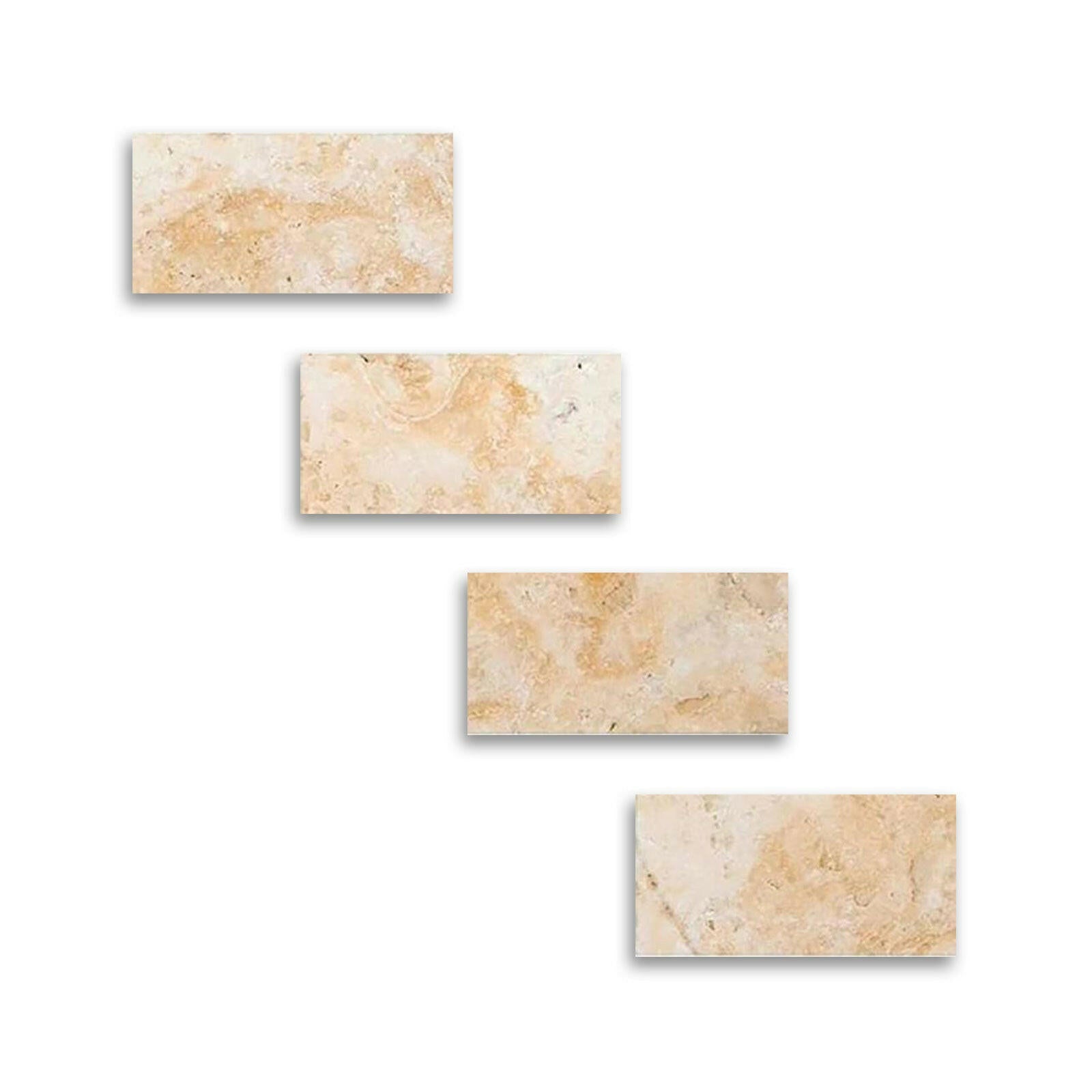 Special Cut | 4x8 Antico Onyx Travertine Filled & Polished Tile Special Cut | 4x8 Antico Onyx Travertine Filled & Polished Tile - American Tile Depot
