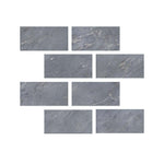 Special Cut | 4x8 Bardiglio Imperiale Marble Polished Tile Special Cut | 4x8 Bardiglio Imperiale Marble Polished Tile - American Tile Depot