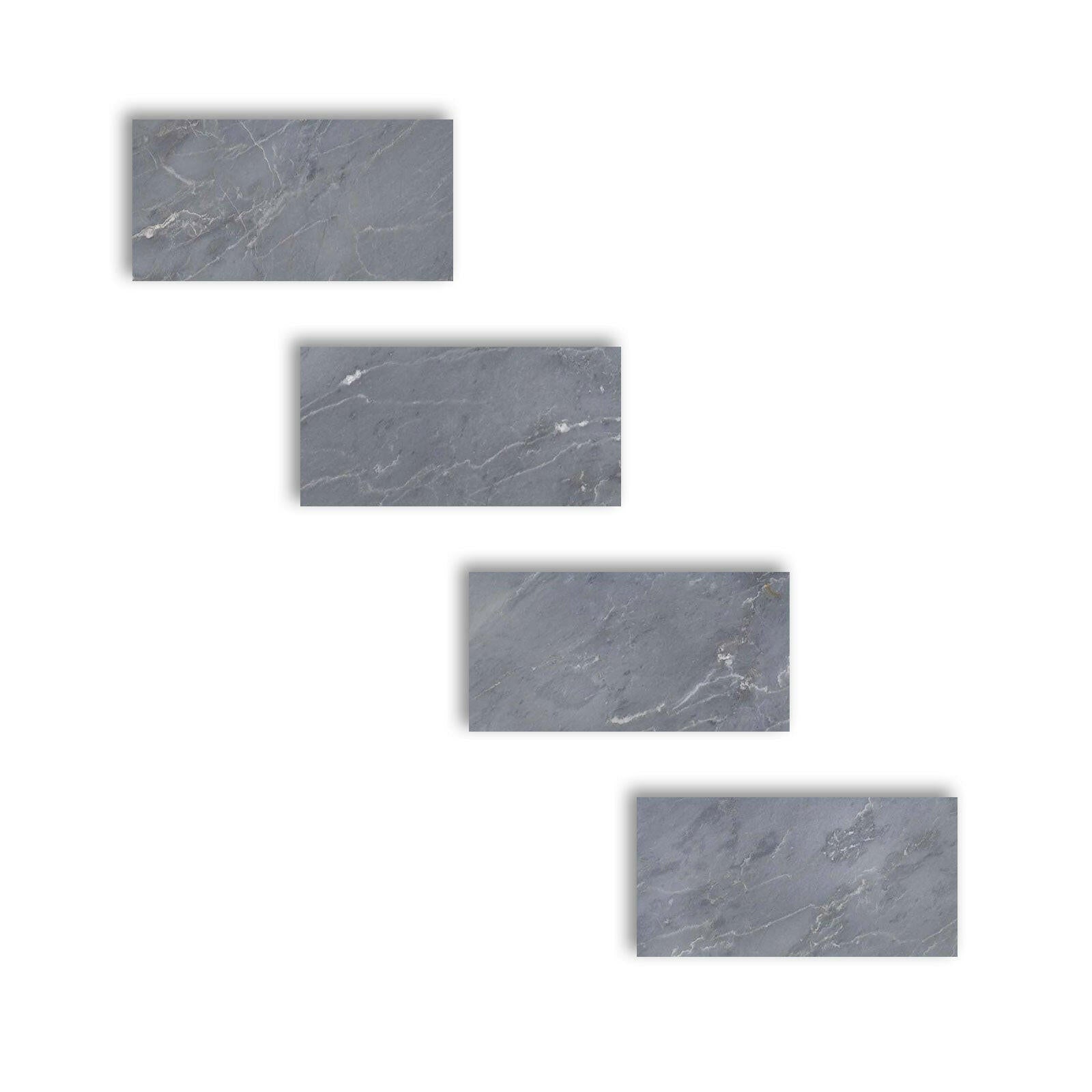 Special Cut | 4x8 Bardiglio Imperiale Marble Polished Tile Special Cut | 4x8 Bardiglio Imperiale Marble Polished Tile - American Tile Depot