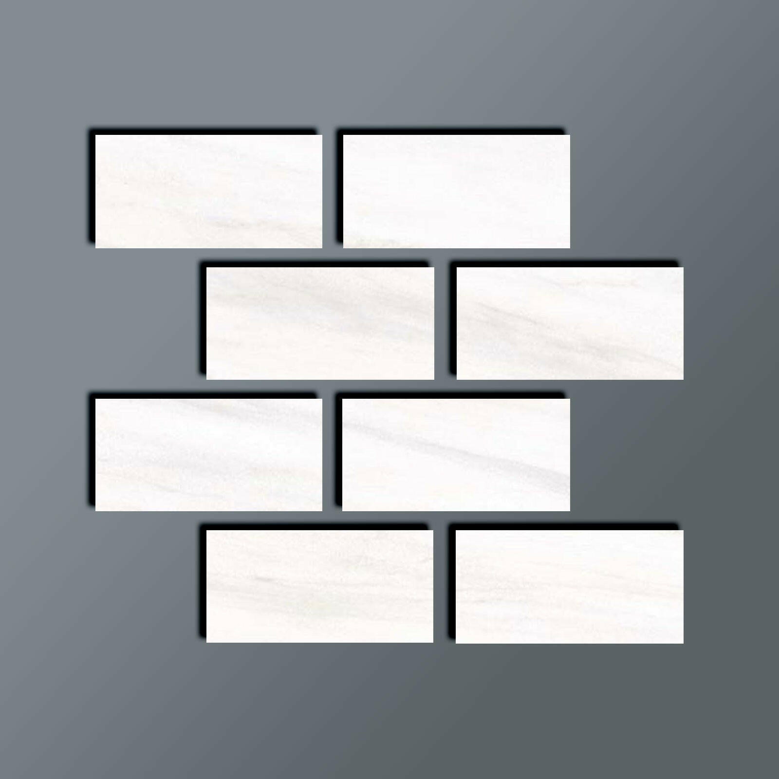 Special Cut | 4x8 Bianco Dolomite Polished Tile Special Cut | 4x8 Bianco Dolomite Polished Tile - American Tile Depot
