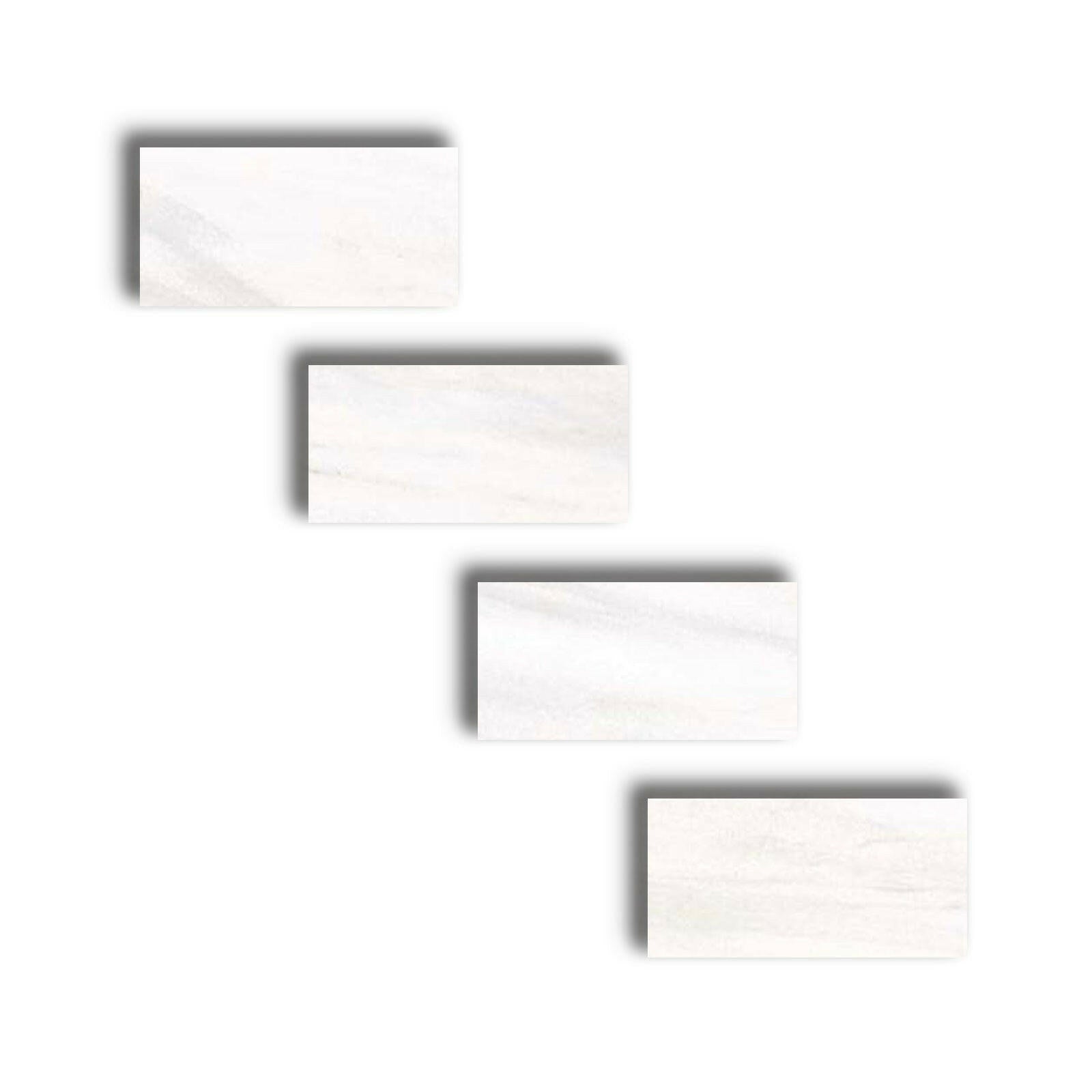 Special Cut | 4x8 Bianco Dolomite Polished Tile Special Cut | 4x8 Bianco Dolomite Polished Tile - American Tile Depot