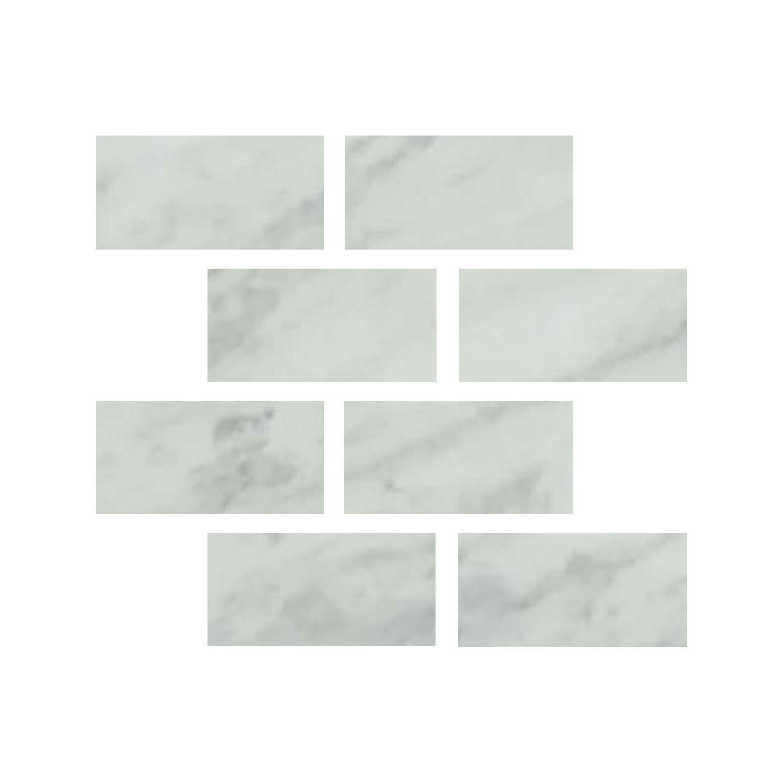 Special Cut | 4x8 Bianco Venatino Marble Honed Tile Special Cut | 4x8 Bianco Venatino Marble Honed Tile - American Tile Depot