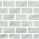 Special Cut | 4x8 Bianco Venatino Marble Honed Tile Special Cut | 4x8 Bianco Venatino Marble Honed Tile - American Tile Depot