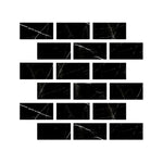 Special Cut | 4x8 Black Marquina Marble Polished Tile Special Cut | 4x8 Black Marquina Marble Polished Tile - American Tile Depot