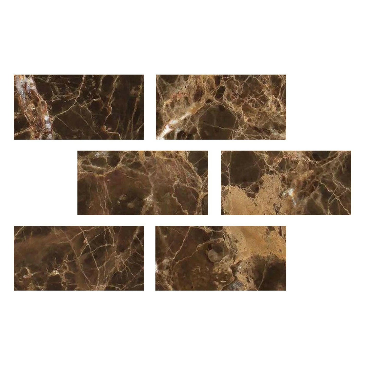 Special Cut | 4x8 Emperador Dark Marble Polished Tile Special Cut | 4x8 Emperador Dark Marble Polished Tile - American Tile Depot
