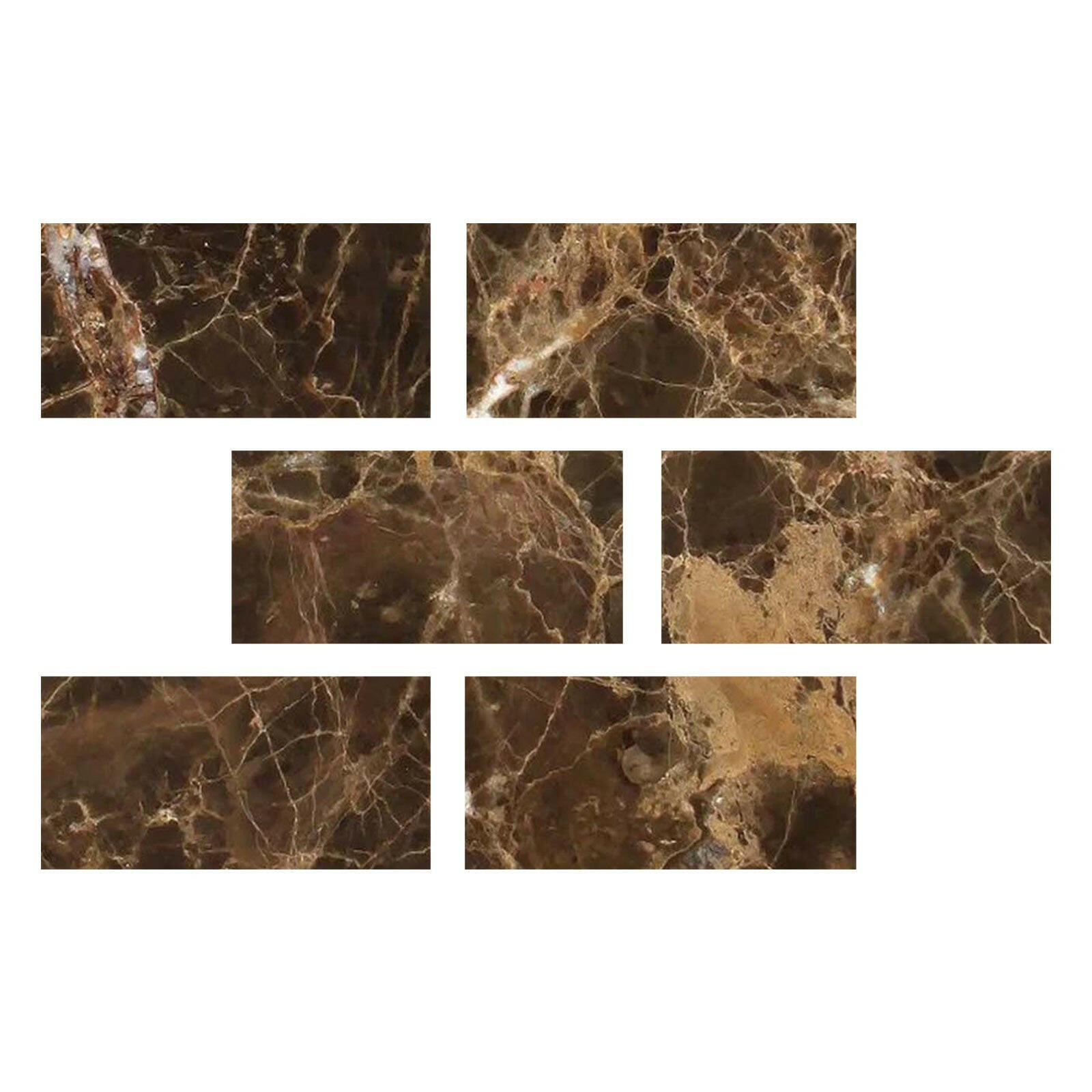 Special Cut | 4x8 Emperador Dark Marble Polished Tile Special Cut | 4x8 Emperador Dark Marble Polished Tile - American Tile Depot