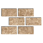 Special Cut | 4x8 Emperador Light Marble Polished Tile Special Cut | 4x8 Emperador Light Marble Polished Tile - American Tile Depot