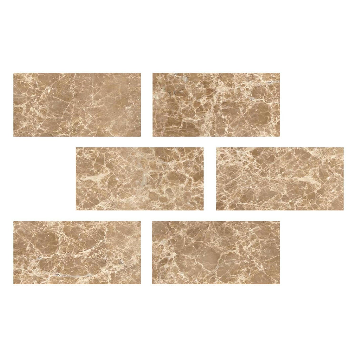 Special Cut | 4x8 Emperador Light Marble Polished Tile Special Cut | 4x8 Emperador Light Marble Polished Tile - American Tile Depot