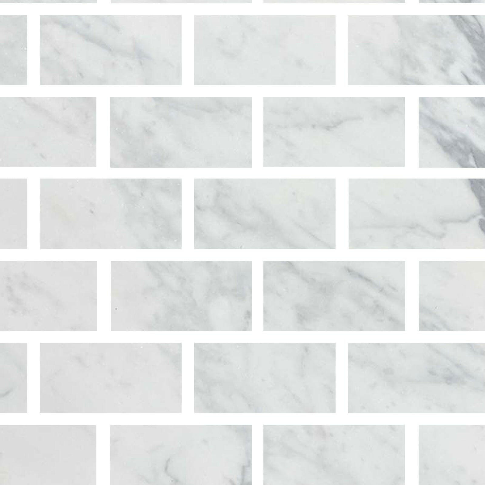 Special Cut | 4x8 Italian Statuary White Marble Polished Tile Special Cut | 4x8 Italian Statuary White Marble Polished Tile - American Tile Depot