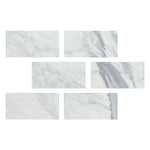 Special Cut | 4x8 Italian Statuary White Marble Polished Tile Special Cut | 4x8 Italian Statuary White Marble Polished Tile - American Tile Depot