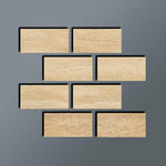 Special Cut | 4x8 Ivory Travertine Vein Cut Filled & Honed Tile Special Cut | 4x8 Ivory Travertine Vein Cut Filled & Honed Tile - American Tile Depot