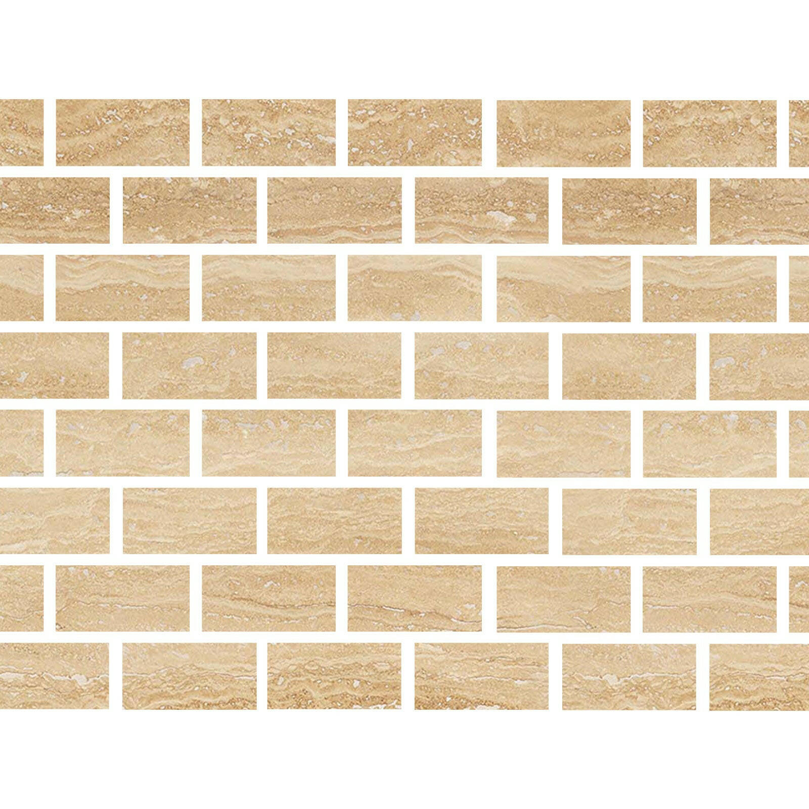 Special Cut | 4x8 Ivory Travertine Vein Cut Filled & Honed Tile Special Cut | 4x8 Ivory Travertine Vein Cut Filled & Honed Tile - American Tile Depot