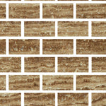 Special Cut | 4x8 Noce Exotic Travertine (Vein-Cut) Filled & Honed Tile Special Cut | 4x8 Noce Exotic Travertine (Vein-Cut) Filled & Honed Tile - American Tile Depot