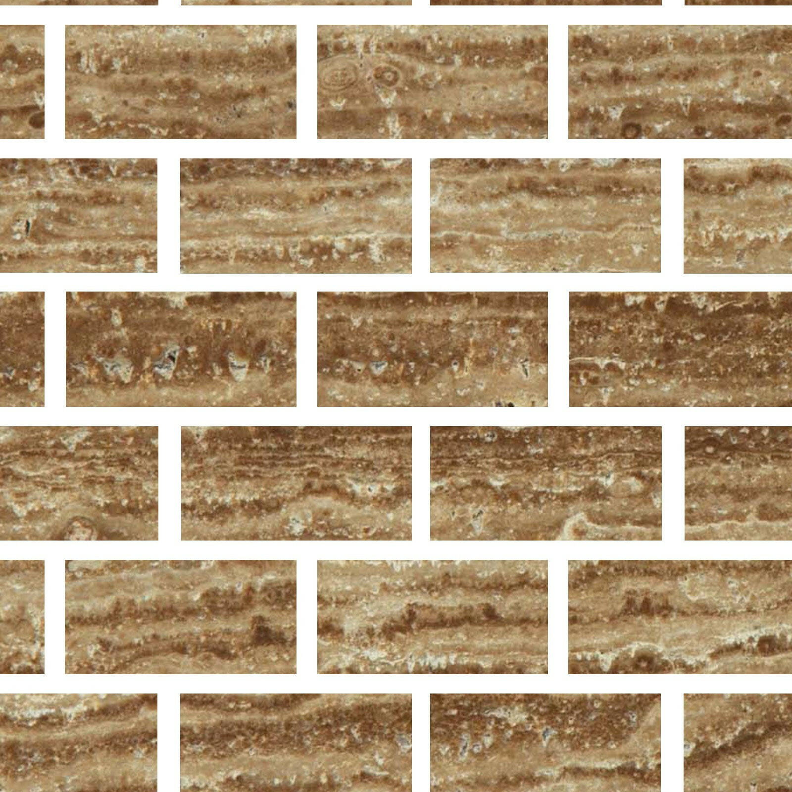 Special Cut | 4x8 Noce Exotic Travertine (Vein-Cut) Filled & Honed Tile Special Cut | 4x8 Noce Exotic Travertine (Vein-Cut) Filled & Honed Tile - American Tile Depot