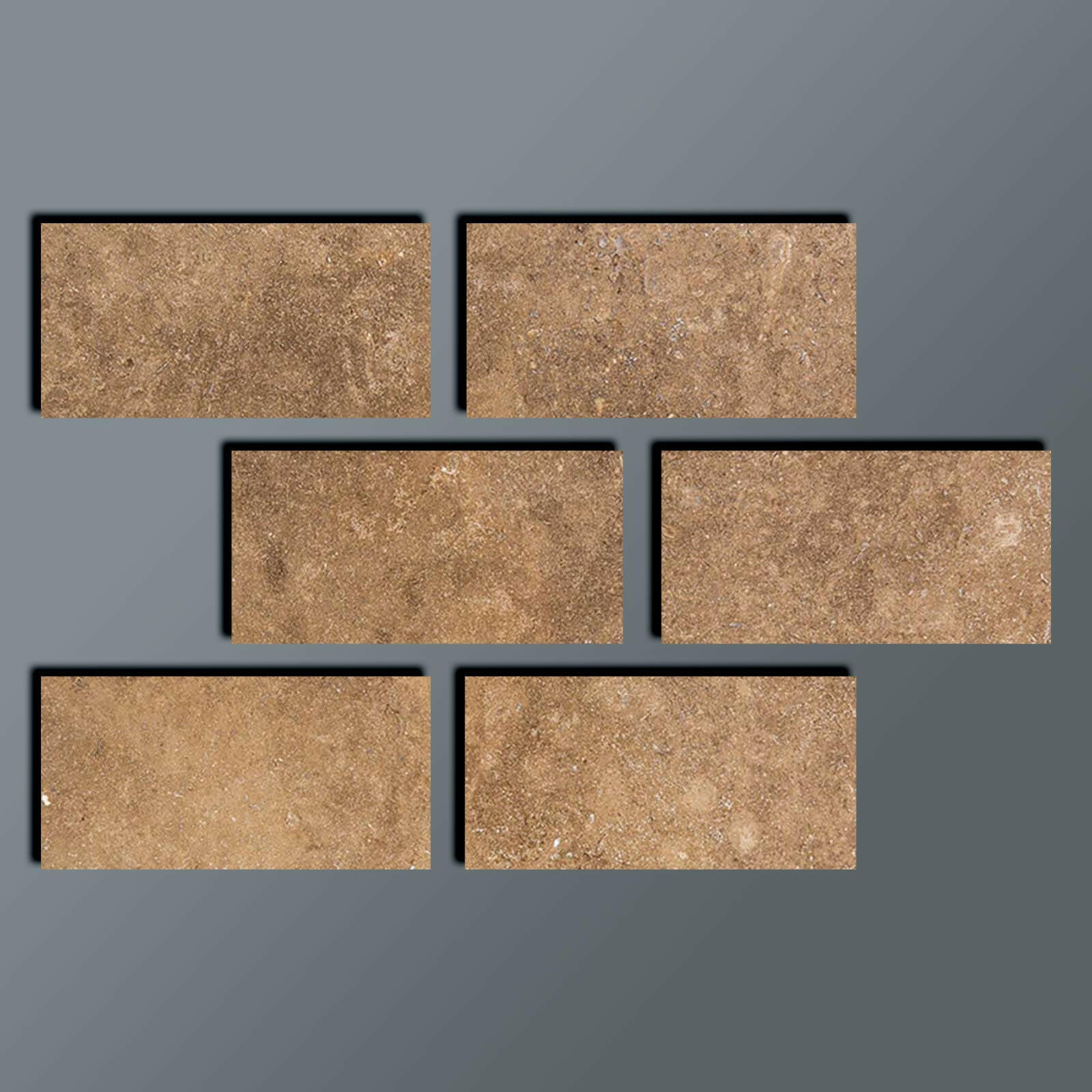 Special Cut | 4x8 Noce Travertine Filled & Honed Tile Special Cut | 4x8 Noce Travertine Filled & Honed Tile - American Tile Depot