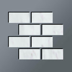 Special Cut | 4x8 Oriental White / Asian Statuary Marble Honed Tile Special Cut | 4x8 Oriental White / Asian Statuary Marble Honed Tile - American Tile Depot