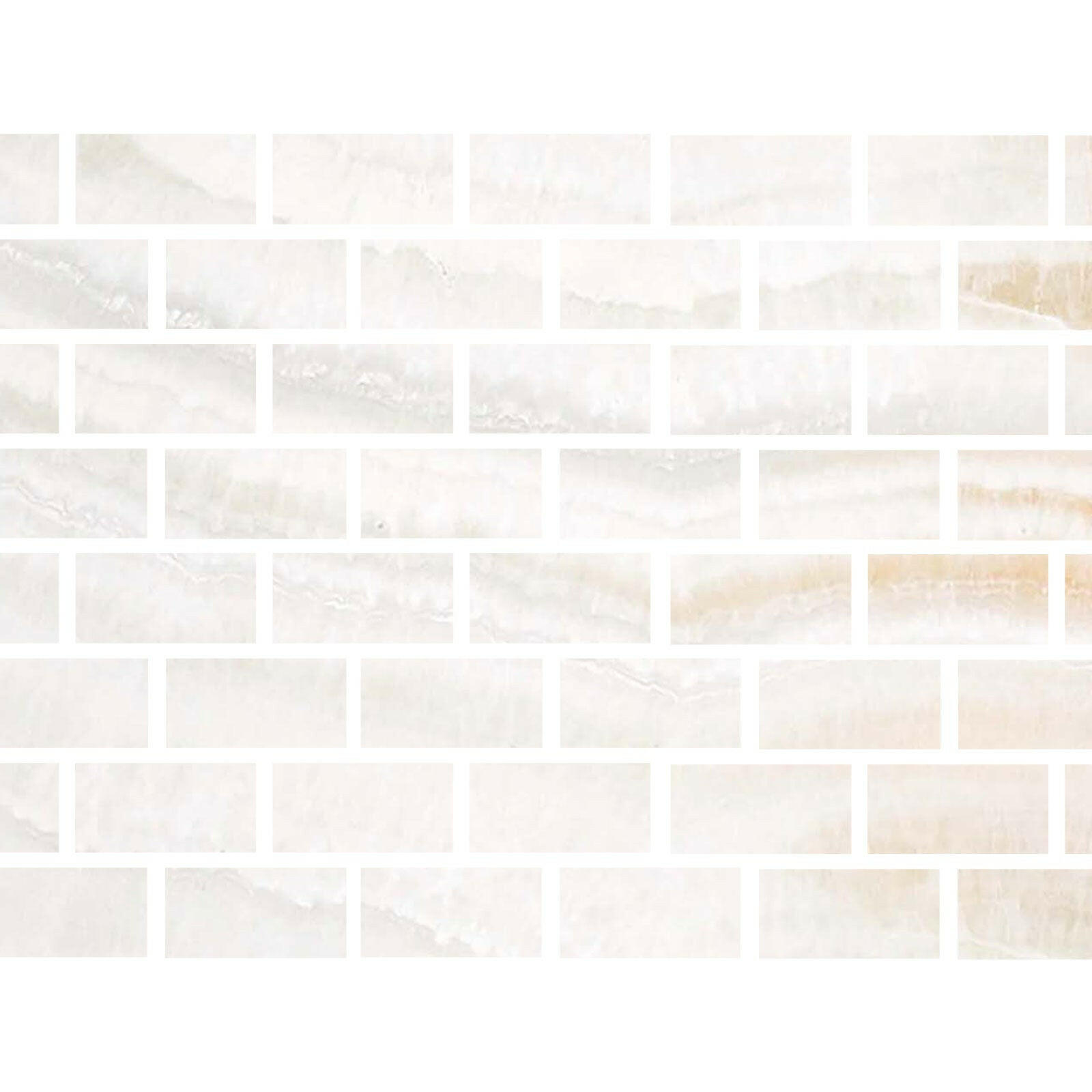 Special Cut | 4x8 Premium White Onyx VEIN-CUT Polished Tile Special Cut | 4x8 Premium White Onyx VEIN-CUT Polished Tile - American Tile Depot