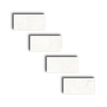 Special Cut | 4x8 Thassos White Marble Honed Tile - American Tile Depot